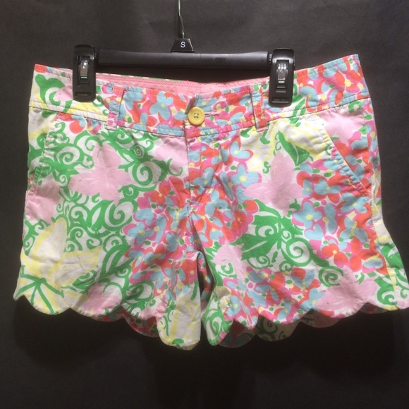 Lilly Pulitzer Pants - Lilly Pulitzer Buttercup Shorts Sz 0 Mariposa